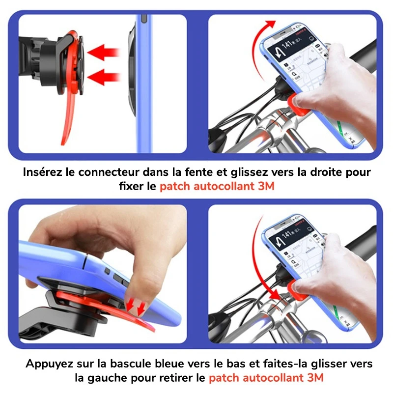 Support Vélo Accroche Universelle Pour Smartphone 5 Support Vélo Accroche Universelle Pour Smartphone – Image 3