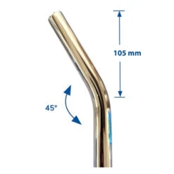 Promax Tige De Selle Courbé Pour Vélo 25.4 Mm Acier -Magasin De Vélos Zefal tige de selle courbe pour velo 254 mm acier 5