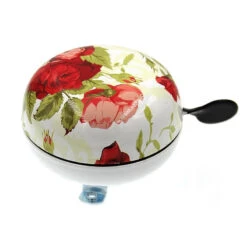 Timbre Vélo Fleuri Et Coloré Ding Dong