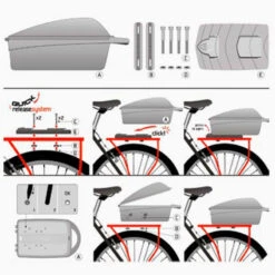 Top Case Amovible Pour Vélo - Polisport -Magasin De Vélos Zefal top case amovible pour velo polisport 4