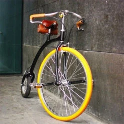 Vélo Vintage à Grande Roue + Selle Et Sacoche En Cuir Brun BROOKS 10 Vélo Vintage à Grande Roue + Selle Et Sacoche En Cuir Brun BROOKS -Magasin De Vélos Zefal velo vintage a grande roue selle et sacoche en cuir brun brooks 3